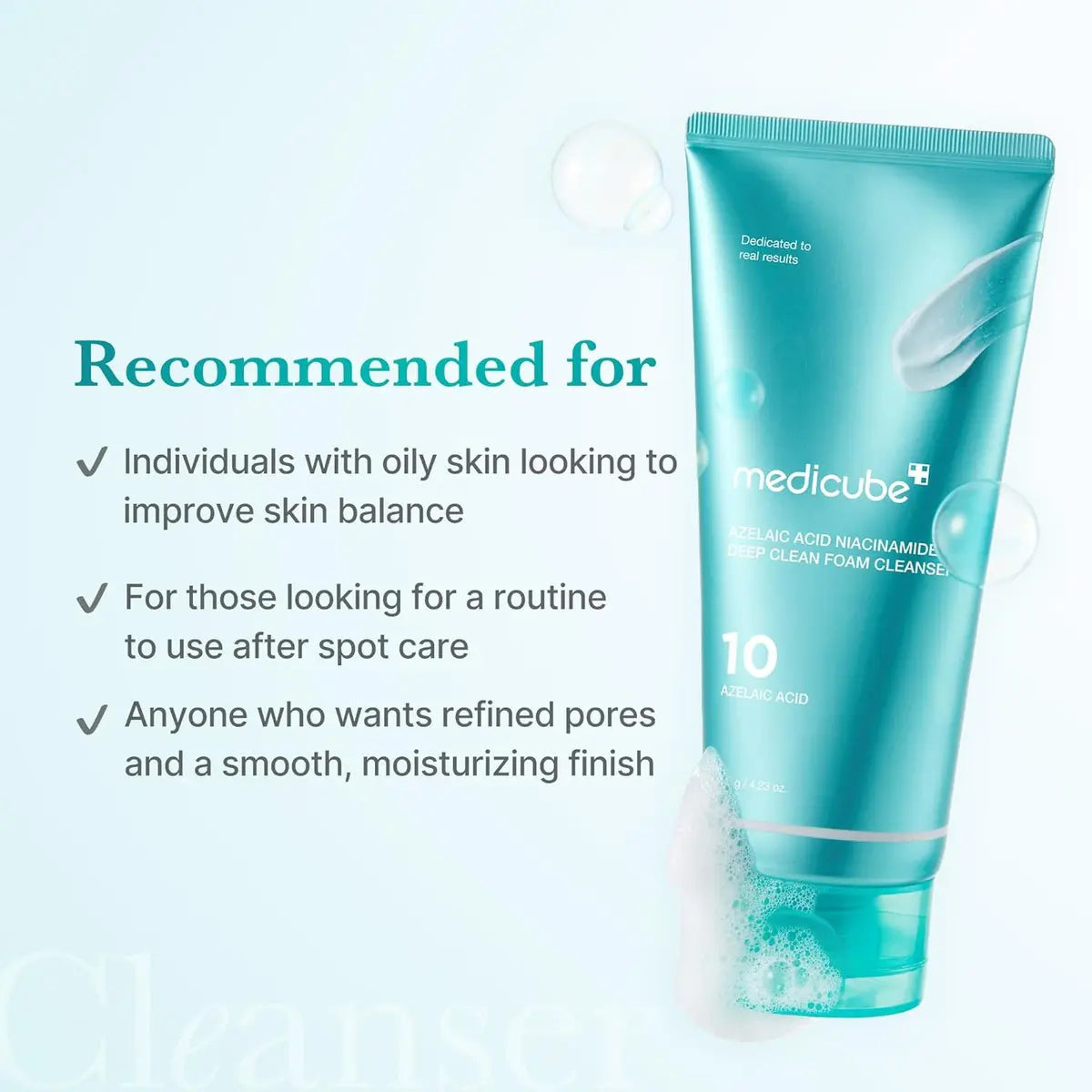 Medicube Azelaic Acid Niacinamide Deep Clean Foam Cleanser 10