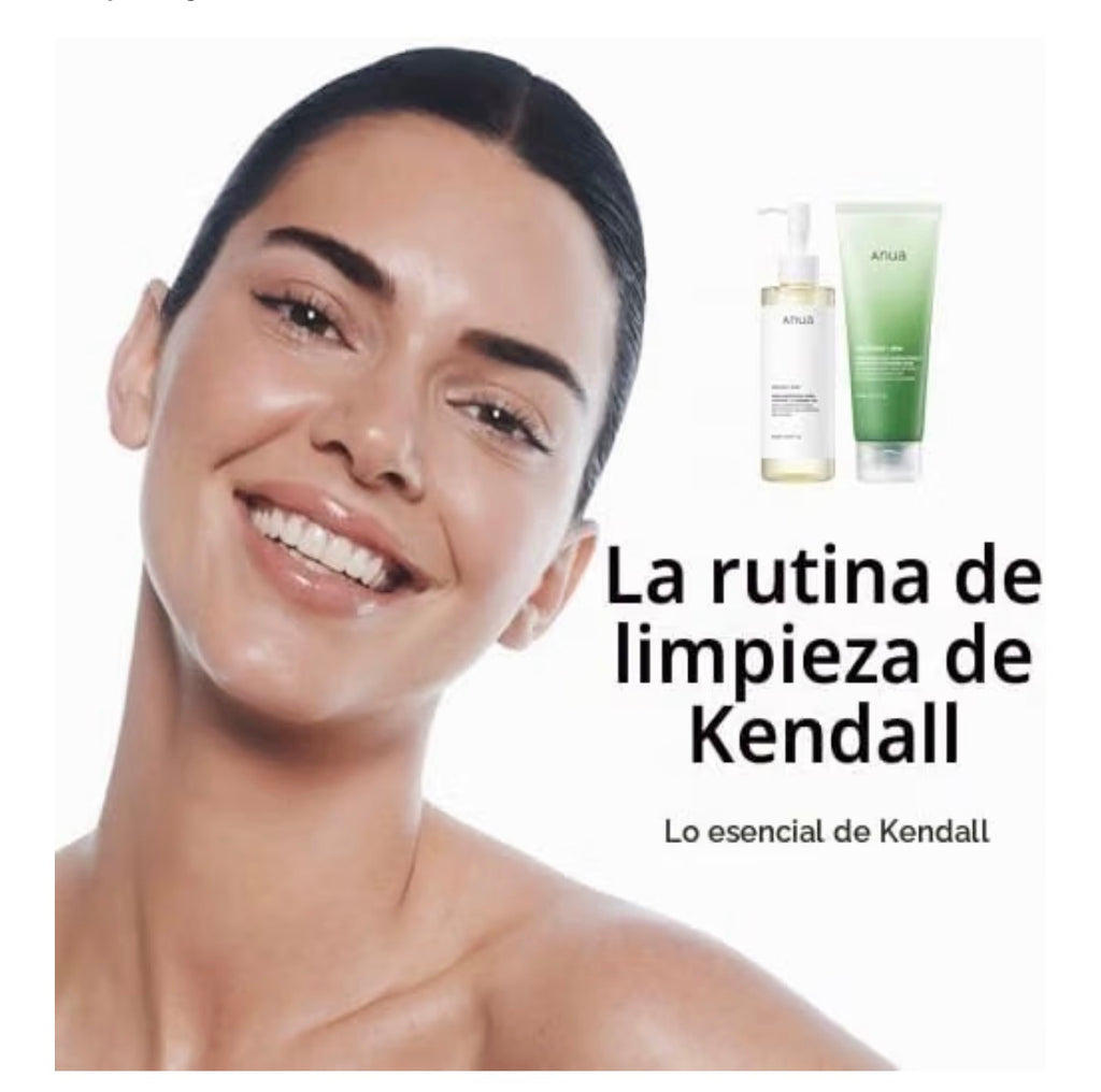 ANUA Dúo de limpieza doble para limpieza facialHeartleaf - Aceite limpiador de control de poros y espuma de limpieza profunda de quercetinol, para quitar y lavar maquillaje