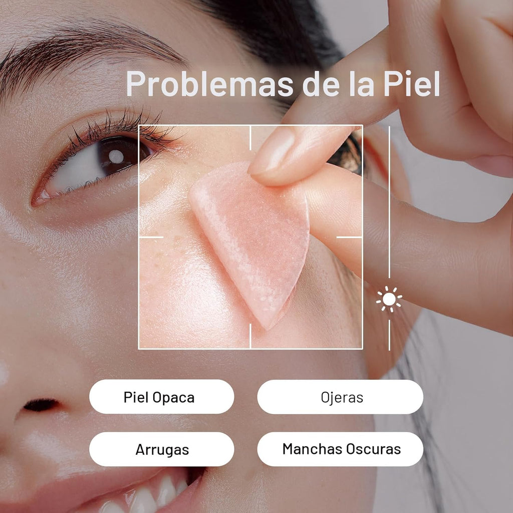 Abib - 60 Parches  para ojos con PDRN y retinal; mascarillas de hidrogel para ojeras, hinchazón, líneas finas