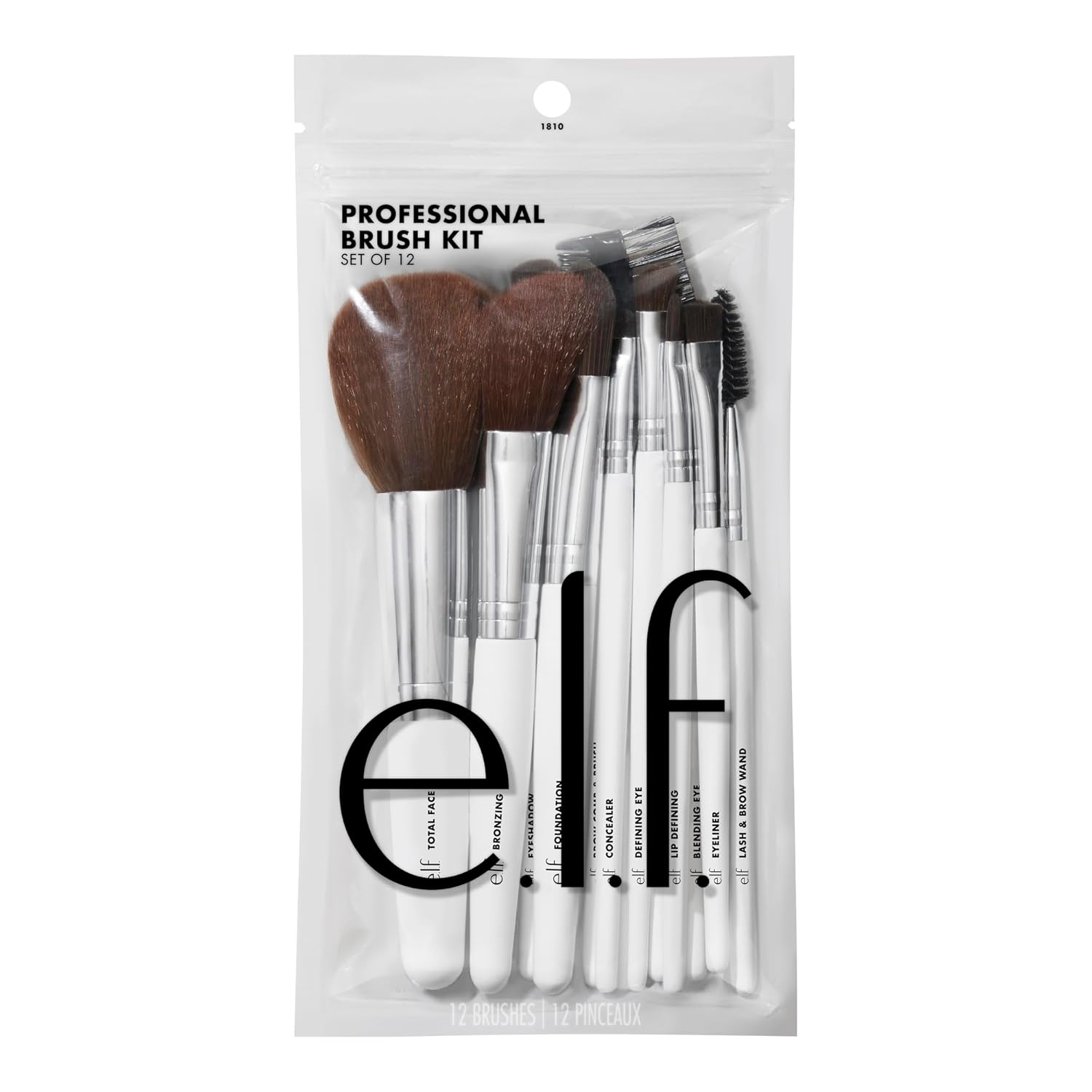 Elf  Set de 12 brochas Profesionales