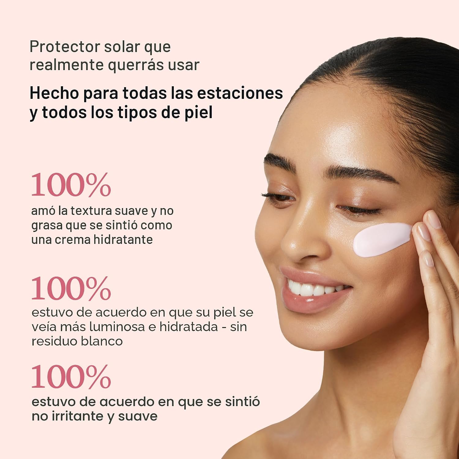 Medicube No Cast Just Glow - Protector Solar de Colágeno | Protector Solar Facial de Amplio Espectro SPF 5