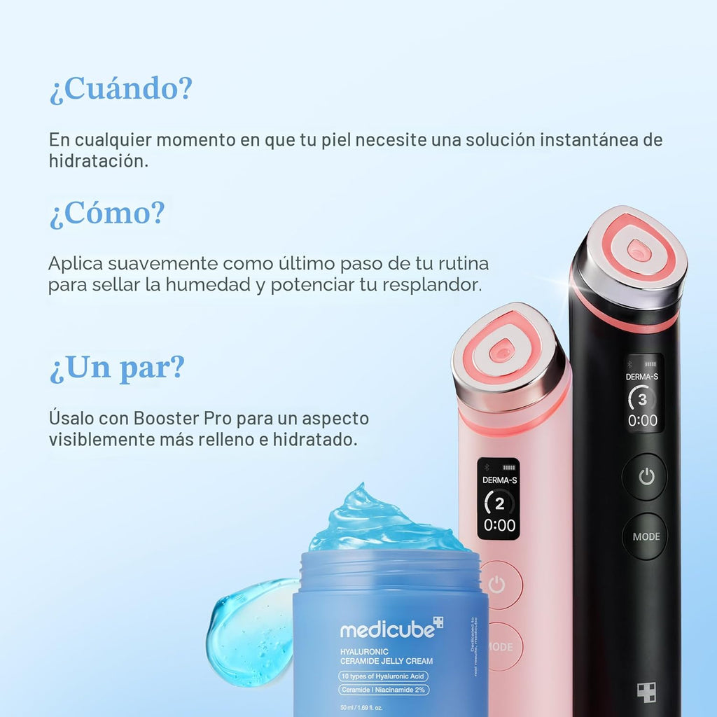 Medicube Jelly Cream -Acido Hialurónico, Ceramidas -Hidratación Diaria y Duradera con Ácido Hialurónico
