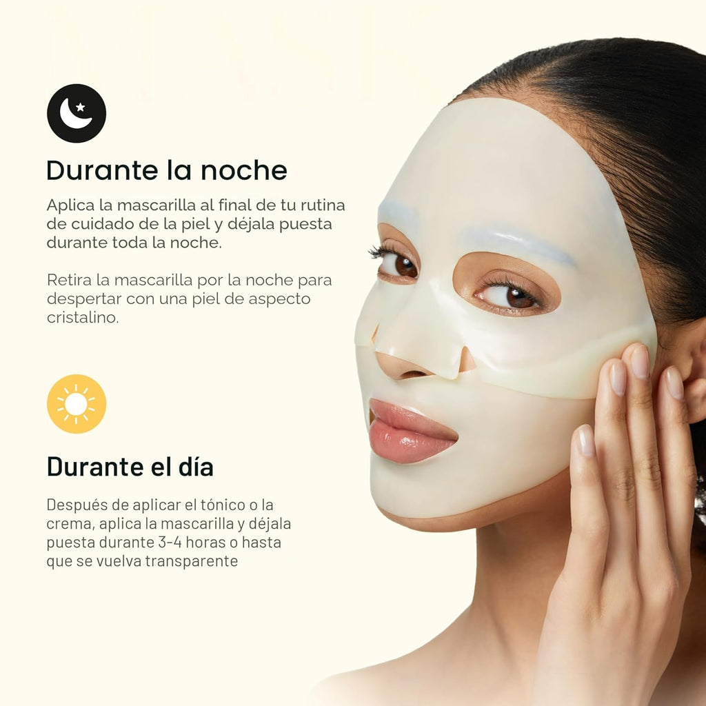 Medicube iluminador de Ácido Kójico y Cúrcuma | Mascarilla Facial Nocturna para Piel con Brillo Cristalino - Elasticidad, Hidratante, Reafirmante y Humectante