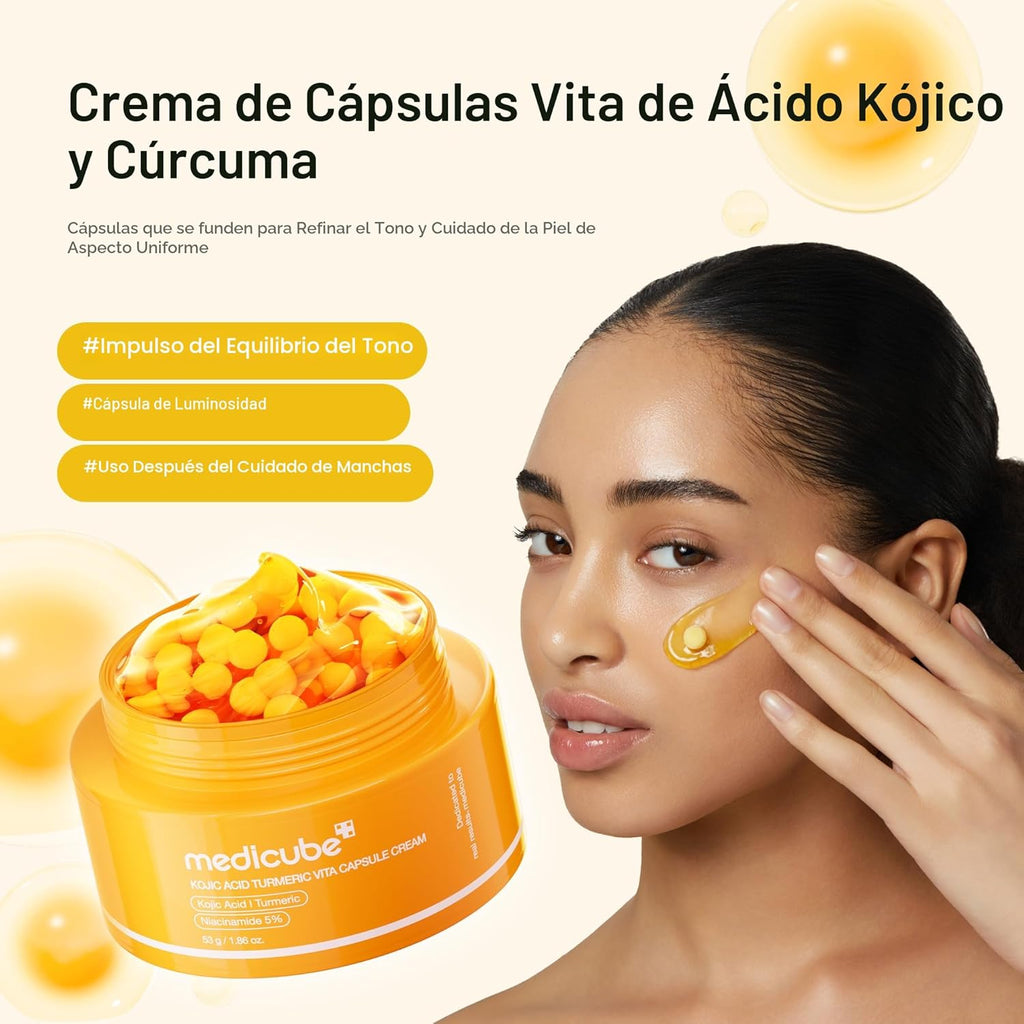Medicube Crema cápsula con ácido kójico y cúrcuma