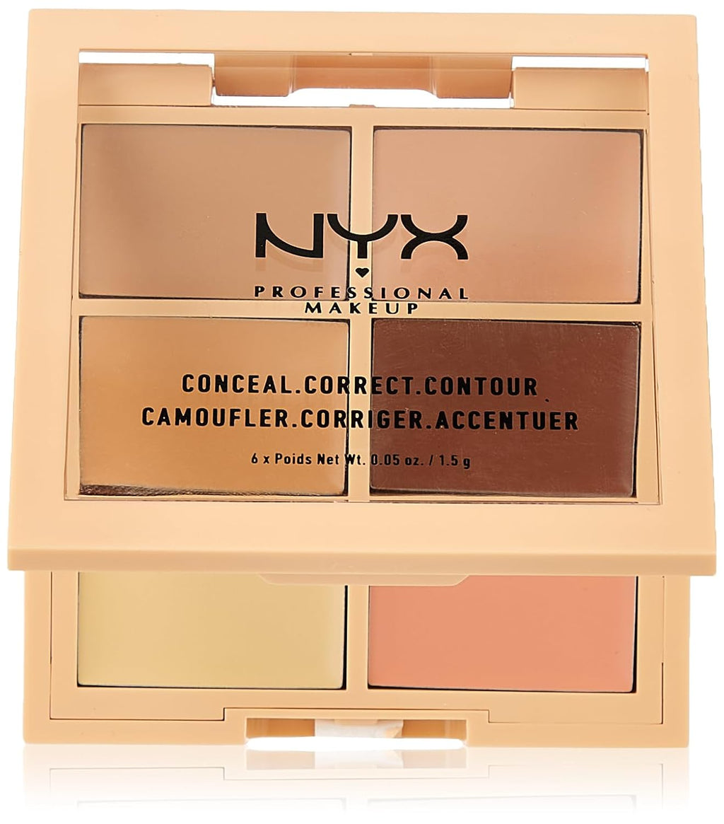 Nyx Professional Makeup - PaletA Correctores -Contorno  - Ocultar -Corregir Luz