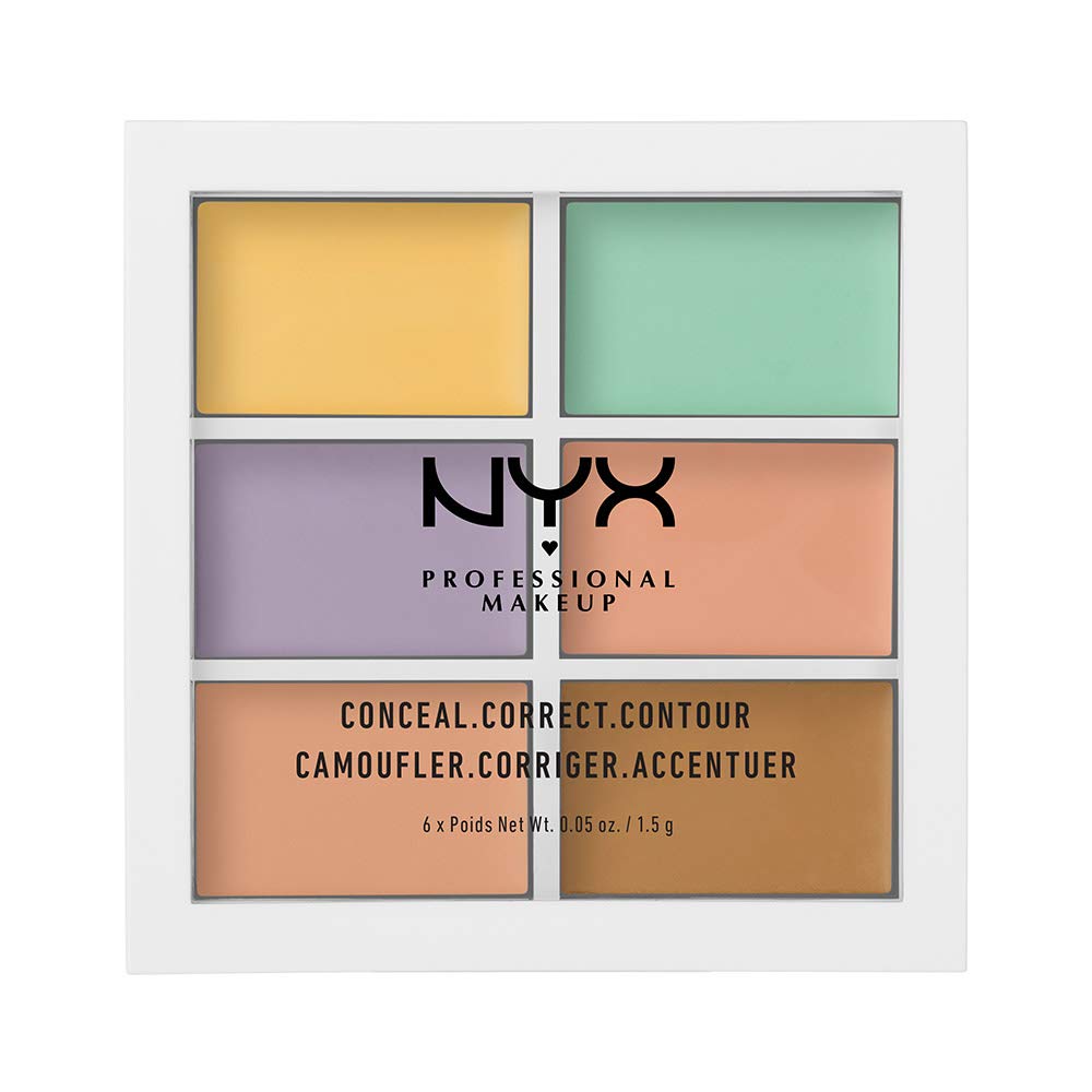 Nyx Professional Makeup - PaletA Correctores -Contorno  - Ocultar -Corregir Luz