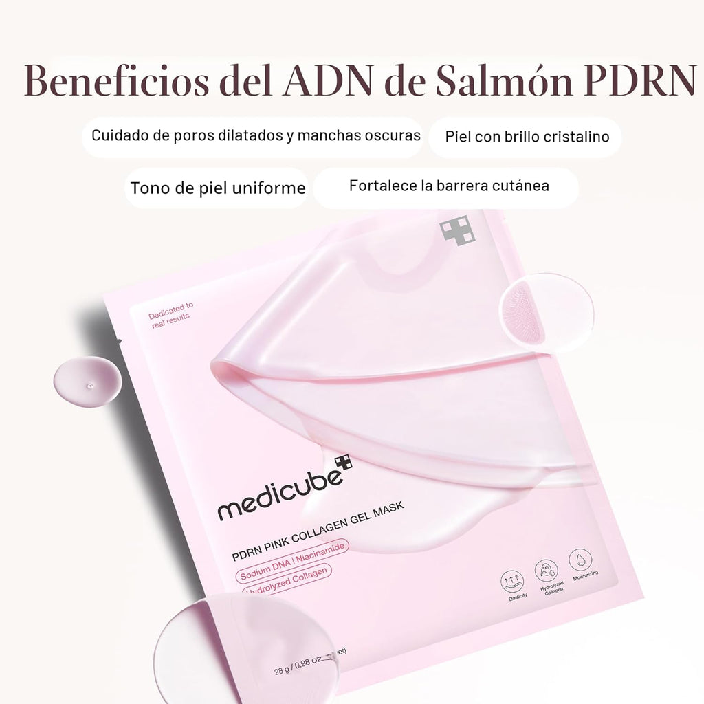 Medicube Máscara de gel PDRN Pink Collagen  x4