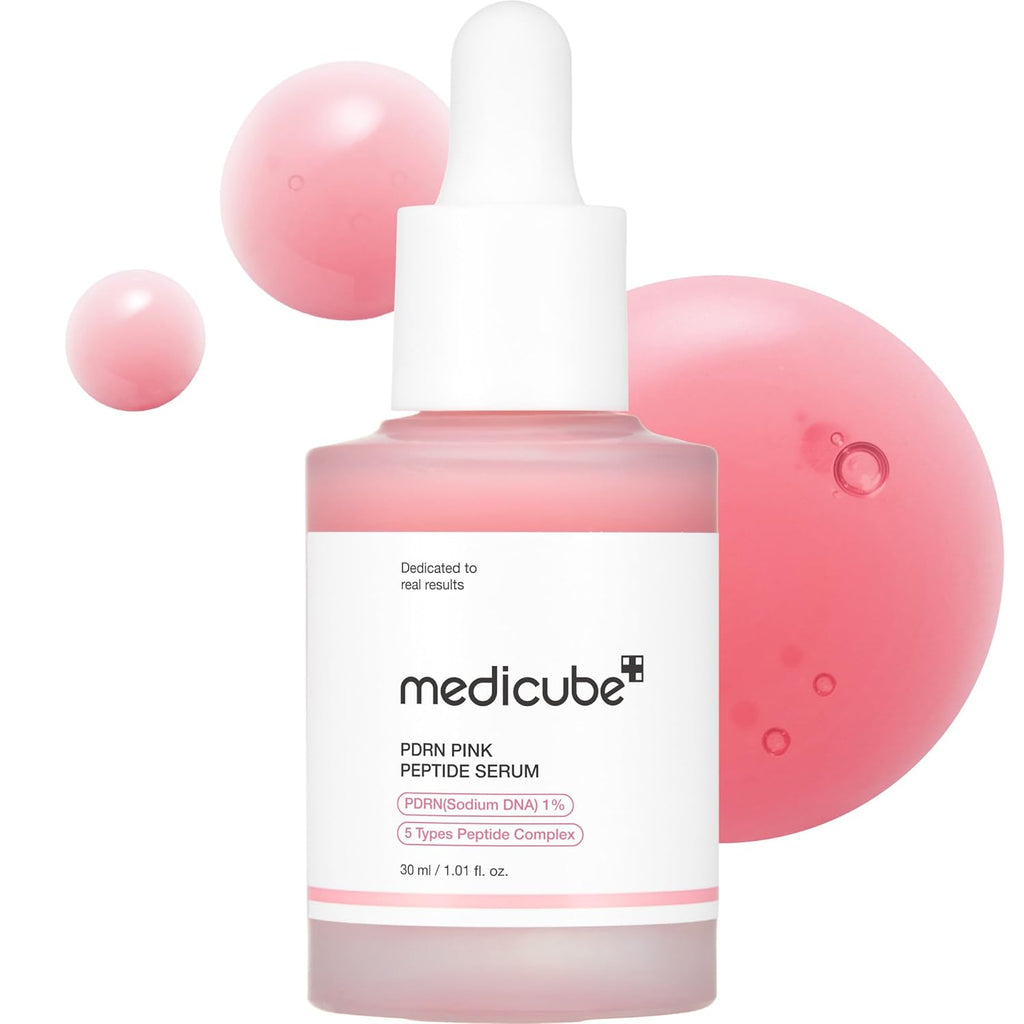 Medicube Suero de Péptidos de ADN de Salmón PDRN Rosa, péptido, niacinamida, hidratante