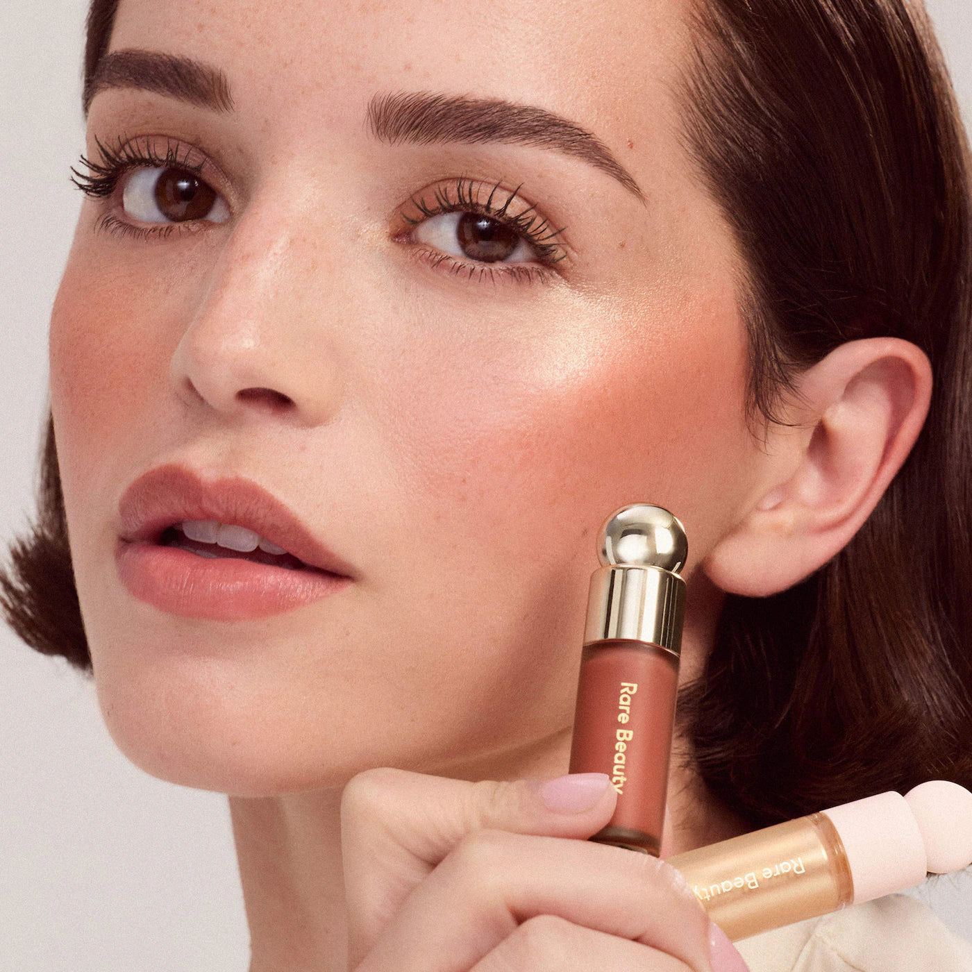 Rare Beauty Warm Radiance - Min Duo blush & Iluminador