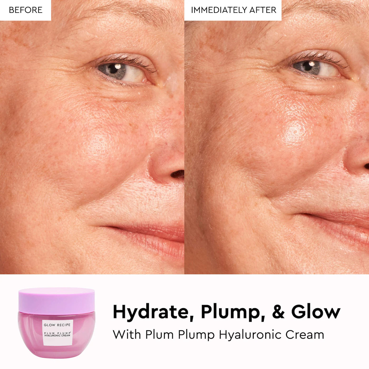 Glow Recipe  Plum Plump Hdiratante  Acido Hialuronico