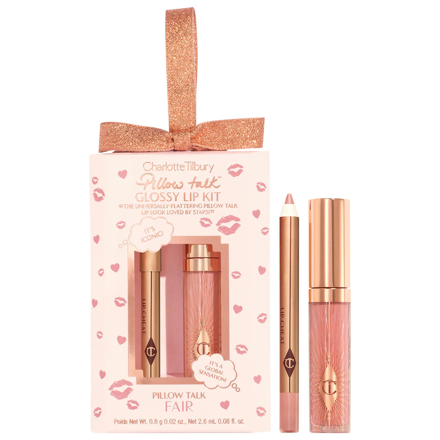 Charlotte Tilbury  Mini Pillow Talk Dúos de labios brillantes