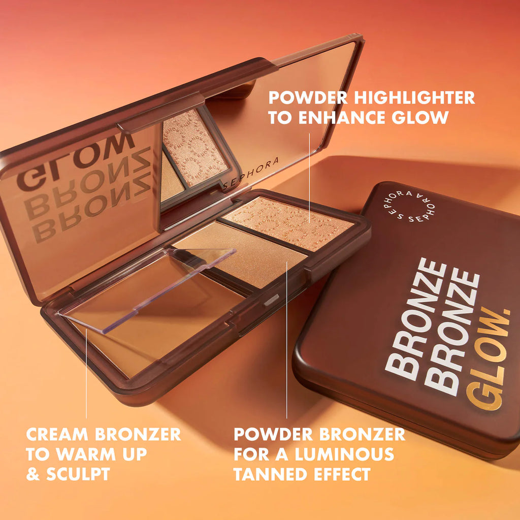 SEPHORA COLECCIÒN -  Paleta facial de brillo bronce bronce